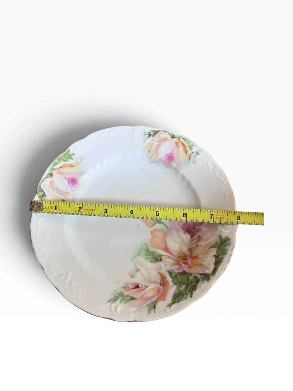 Lot Of 2 Vintage Small 8” Plates Replacement Floral Blenheim China Porcelain
